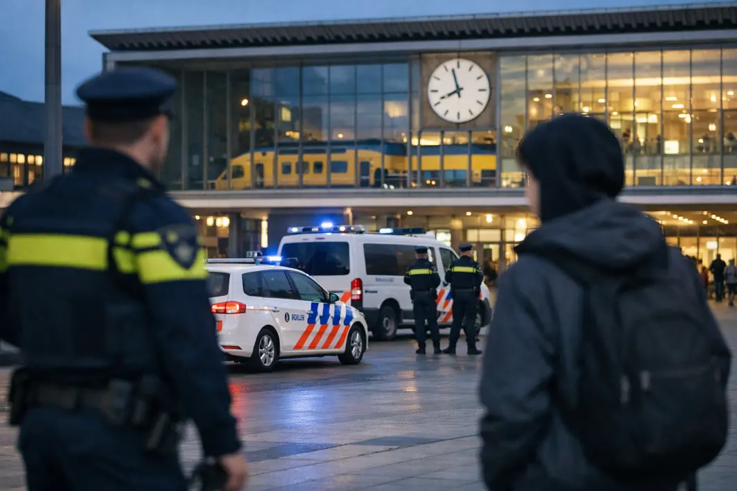 Politie zoekt jongen na melding van bedreiging op Stationsplein in Eindhoven